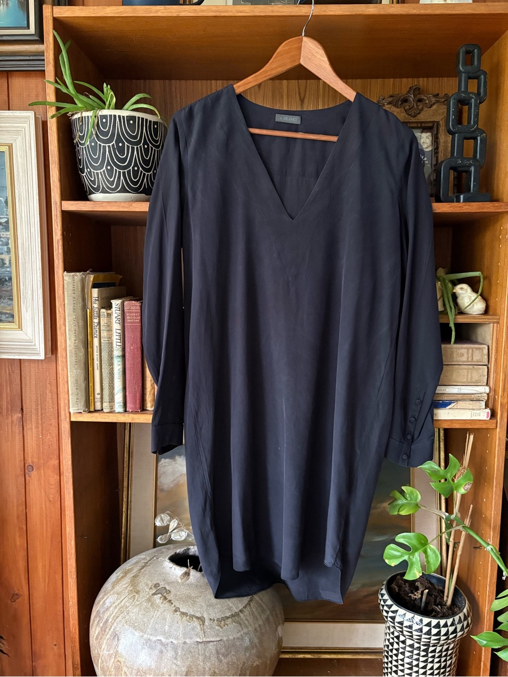 IT Collection - A.Brand Silk Minimalist Dress 36 (s)